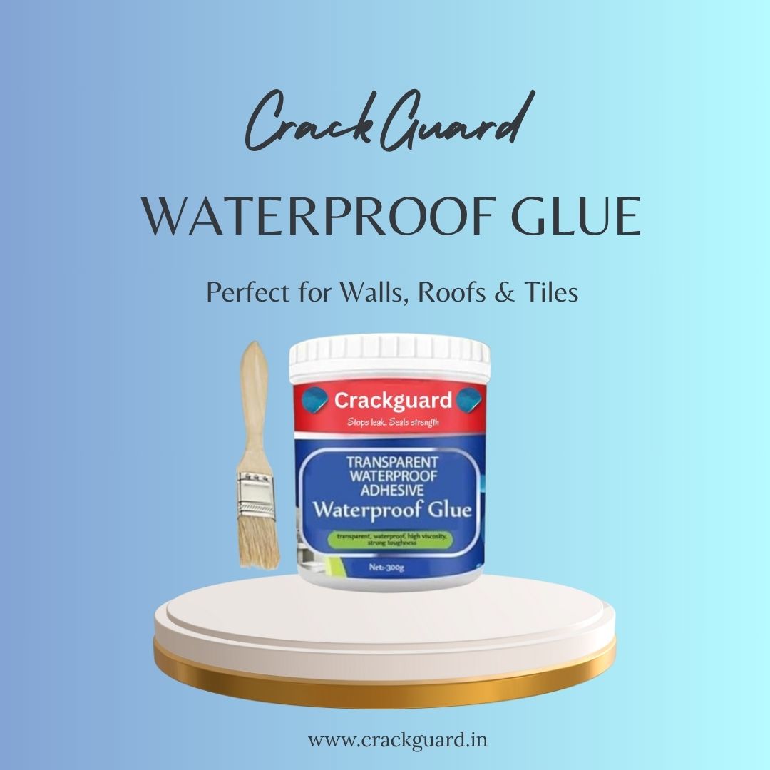 Cracker Proof CrackGuard – Transparent Waterproof Glue for Wall Cracks & Leak Repair