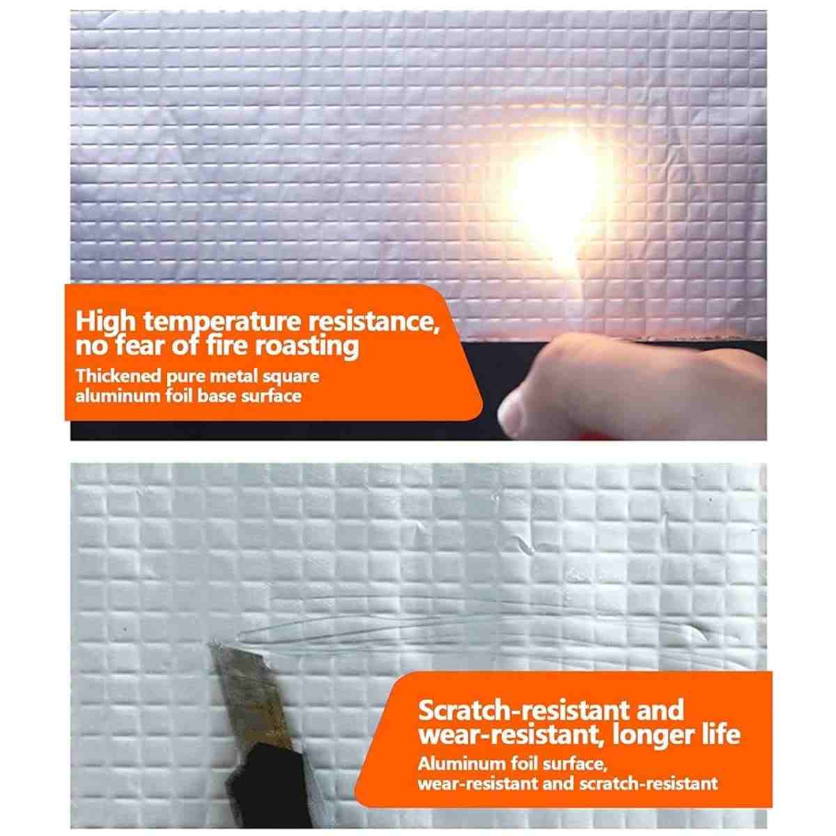 CrackGuard SealPro Aluminium Foil Tape – All-Weather Leak & Crack Sealant