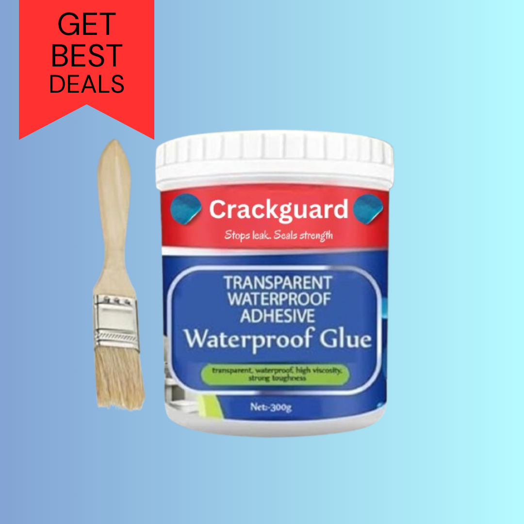 CrackGuard – Transparent Waterproof Glue for Leak & Crack Repairs