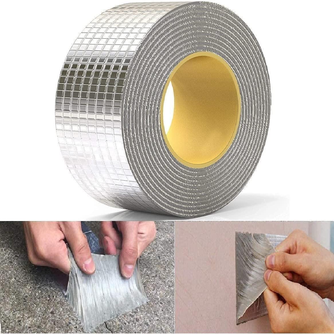 CrackGuard SealPro Aluminium Foil Tape – All-Weather Leak & Crack Sealant