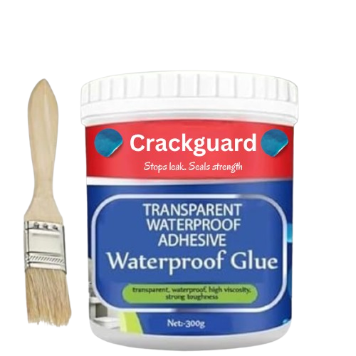CrackGuard – Transparent Waterproof Glue for Leak & Crack Repairs