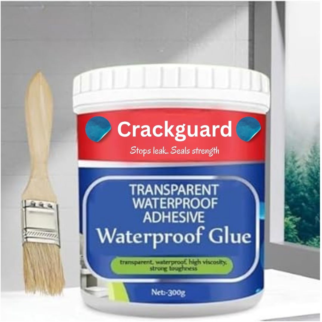 CrackGuard – Transparent Waterproof Glue for Leak & Crack Repairs