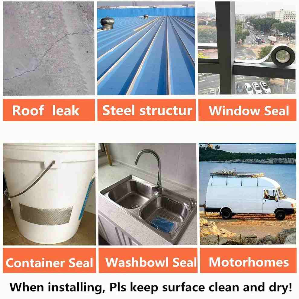 CrackGuard SealPro Aluminium Foil Tape – All-Weather Leak & Crack Sealant